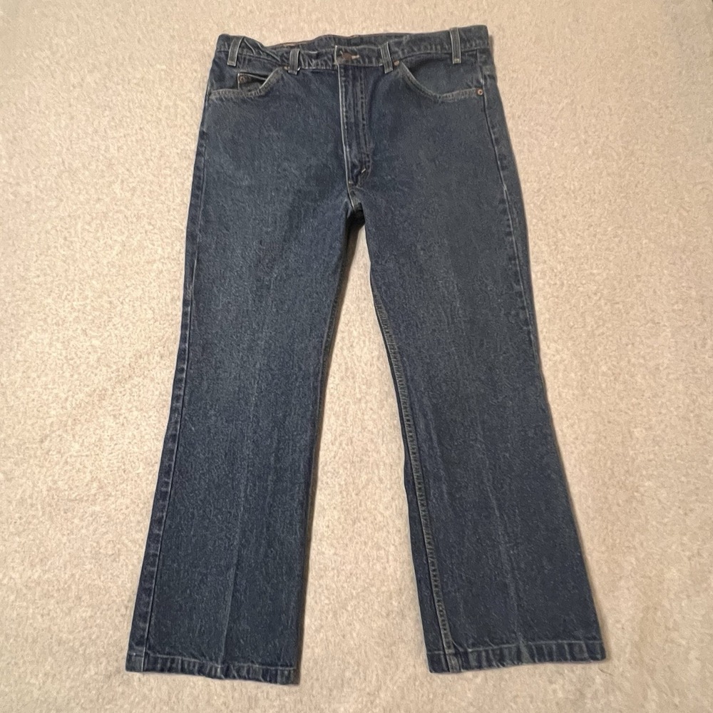 Vtg Levis 517 Mens 40x30 (38x27) Blue Denim 90's Bootcut Made In USA Batwing Tag